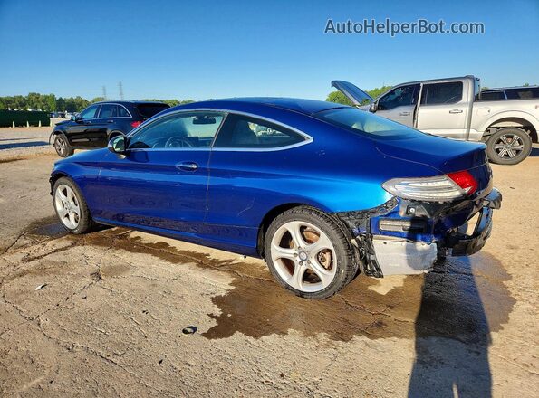 WDDWJ4JB6HF326446 2017 MERCEDES-BENZ C Blue 
