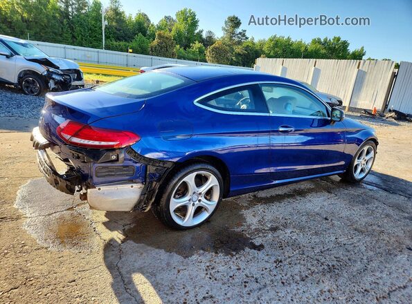 WDDWJ4JB6HF326446 2017 MERCEDES-BENZ C Blue 