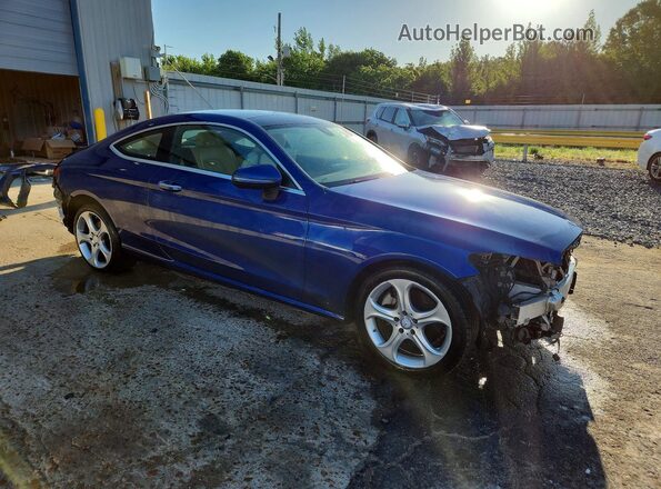 WDDWJ4JB6HF326446 2017 MERCEDES-BENZ C Blue 