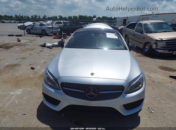 WDDWJ4JB7JF743578 2018 MERCEDES-BENZ C-CLASS Silver Սարքավորումների վահանակի տեսք