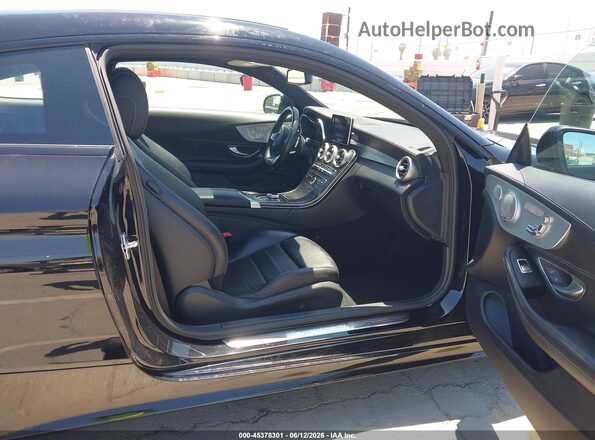 WDDWJ4JB8HF524803 2017 MERCEDES-BENZ C-CLASS Black Widok wnętrza z przodu