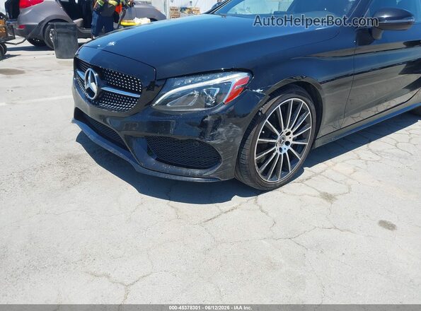 WDDWJ4JB8HF524803 2017 MERCEDES-BENZ C-CLASS Black Widok z przodu