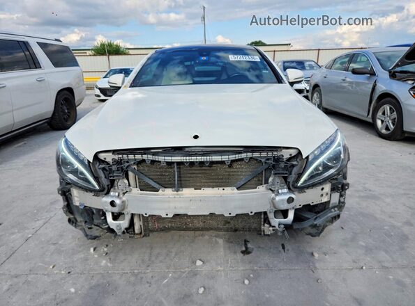 WDDWJ4JB9HF370649 2017 MERCEDES-BENZ C Белый Вид спереди