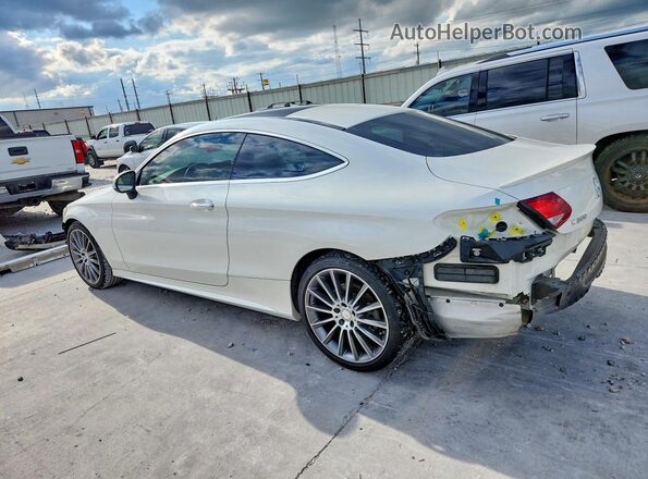 WDDWJ4JB9HF370649 2017 MERCEDES-BENZ C Белый Задняя левая четверть