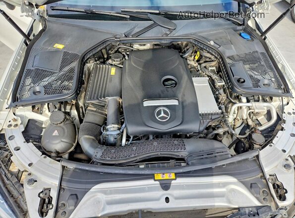 WDDWJ4JB9HF370649 2017 MERCEDES-BENZ C Белый Вид задней части салона