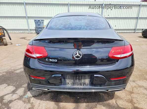 WDDWJ4JBXHF362060 2017 MERCEDES-BENZ C-CLASS Черный Вид сзади