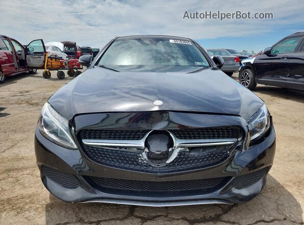 WDDWJ4JBXHF362060 2017 MERCEDES-BENZ C-CLASS Черный Вид спереди
