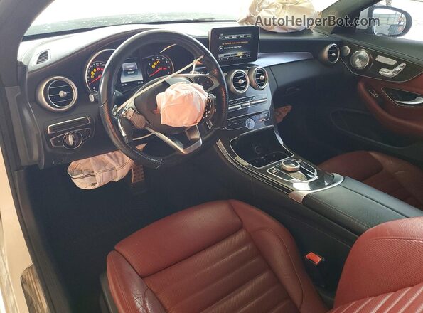 WDDWJ4JBXHF389971 2017 MERCEDES-BENZ C White 