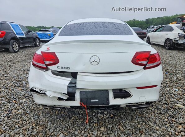 WDDWJ4JBXJF625914 2018 MERCEDES-BENZ C White Vista trasera