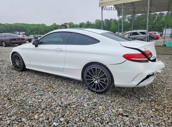 WDDWJ4JBXJF625914 2018 MERCEDES-BENZ C White Trasero izquierdo