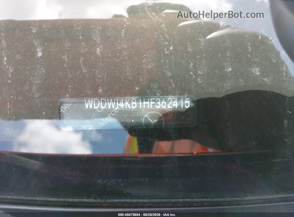 WDDWJ4KB1HF362415 2017 MERCEDES-BENZ C-CLASS Orange ძრავის განყოფილების ხედი