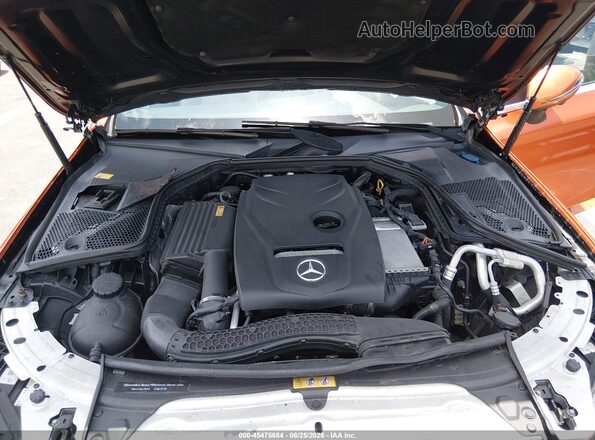 WDDWJ4KB1HF362415 2017 MERCEDES-BENZ C-CLASS Orange უკანა ხედი
