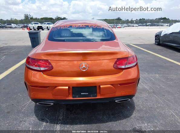 WDDWJ4KB1HF362415 2017 MERCEDES-BENZ C-CLASS Orange 
