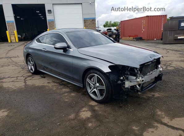 WDDWJ4KB1HF543790 2017 MERCEDES-BENZ C Charcoal 