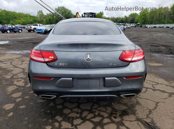 WDDWJ4KB1HF543790 2017 MERCEDES-BENZ C Charcoal 