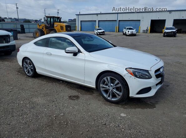 WDDWJ4KB2HF382513 2017 MERCEDES-BENZ C White Front right