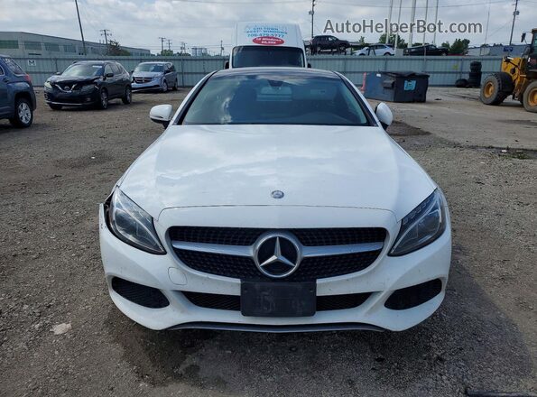 WDDWJ4KB2HF382513 2017 MERCEDES-BENZ C White Front view