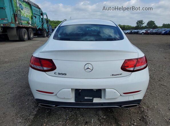 WDDWJ4KB2HF382513 2017 MERCEDES-BENZ C White Rear view