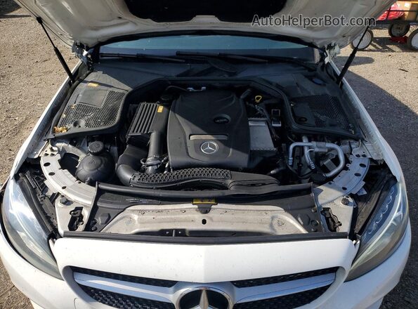 WDDWJ4KB2HF382513 2017 MERCEDES-BENZ C White Rear interior view