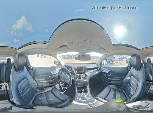 WDDWJ4KB2HF382513 2017 MERCEDES-BENZ C White VIN sticker view