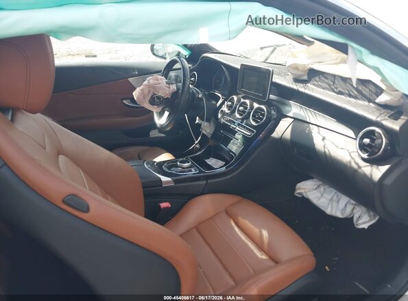 WDDWJ4KB2HF401688 2017 MERCEDES-BENZ C-CLASS White Սալոնի դիմացի տեսք