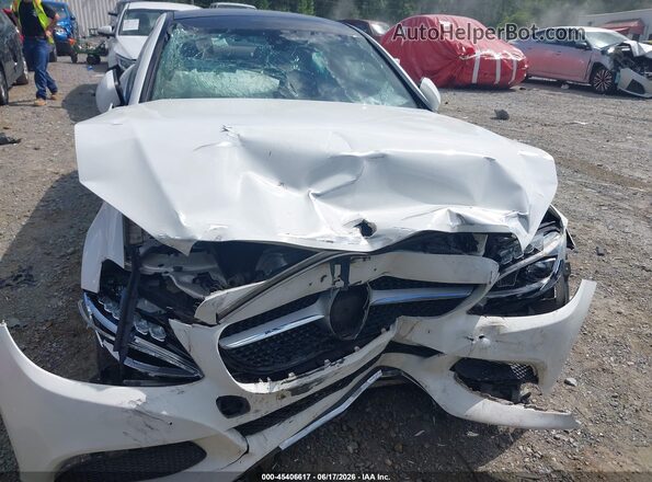 WDDWJ4KB2HF401688 2017 MERCEDES-BENZ C-CLASS White Սարքավորումների վահանակի տեսք