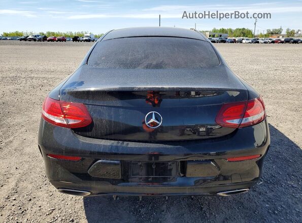 WDDWJ4KB5JF620005 2018 MERCEDES-BENZ C Black Widok z tyłu