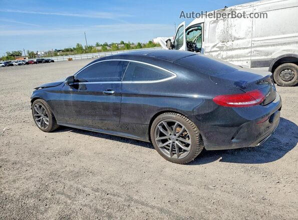 WDDWJ4KB5JF620005 2018 MERCEDES-BENZ C Black Tył lewy