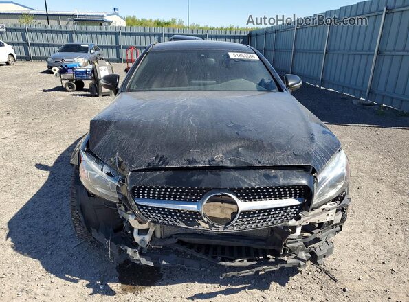 WDDWJ4KB5JF620005 2018 MERCEDES-BENZ C Black Widok z przodu