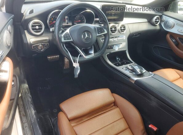 WDDWJ4KB5JF635572 2018 MERCEDES-BENZ C White Vista del salpicadero