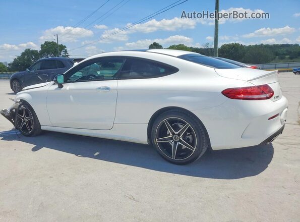 WDDWJ4KB5JF635572 2018 MERCEDES-BENZ C White Trasero izquierdo
