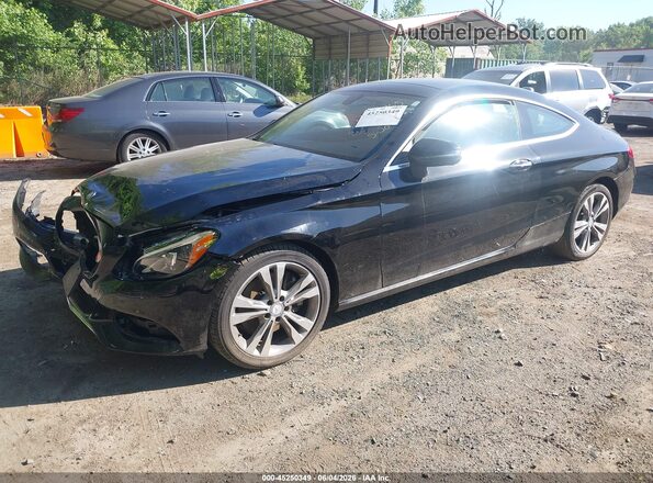 WDDWJ4KB6HF461537 2017 MERCEDES-BENZ C-CLASS Black Передня ліва чверть