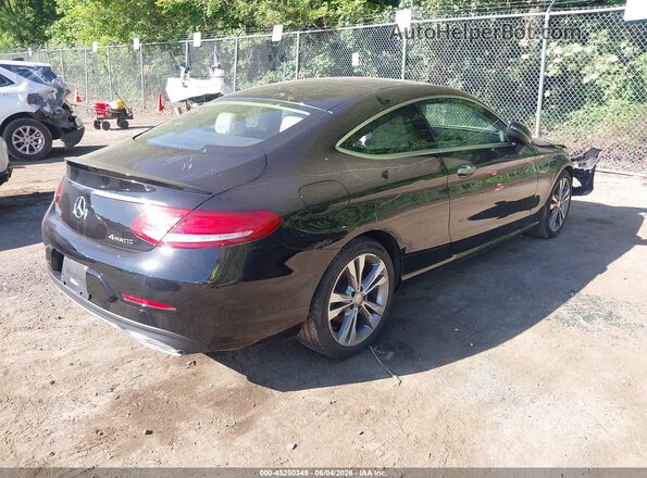 WDDWJ4KB6HF461537 2017 MERCEDES-BENZ C-CLASS Black Задня права чверть