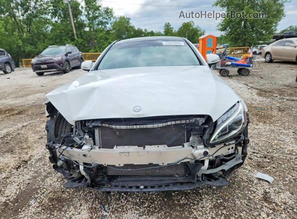 WDDWJ4KB6HF544594 2017 MERCEDES-BENZ C-CLASS Белый Вид спереди