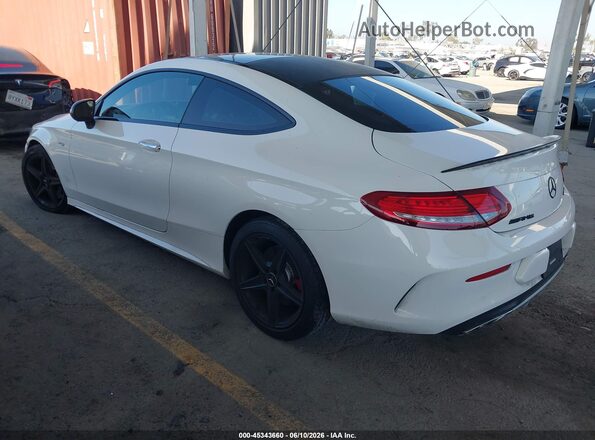 WDDWJ6EB0HF461458 2017 MERCEDES-BENZ AMG C 43 Белый Задняя левая четверть