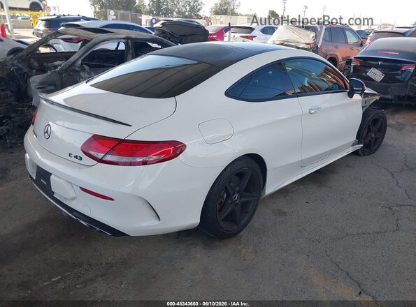 WDDWJ6EB0HF461458 2017 MERCEDES-BENZ AMG C 43 Белый Задняя правая четверть