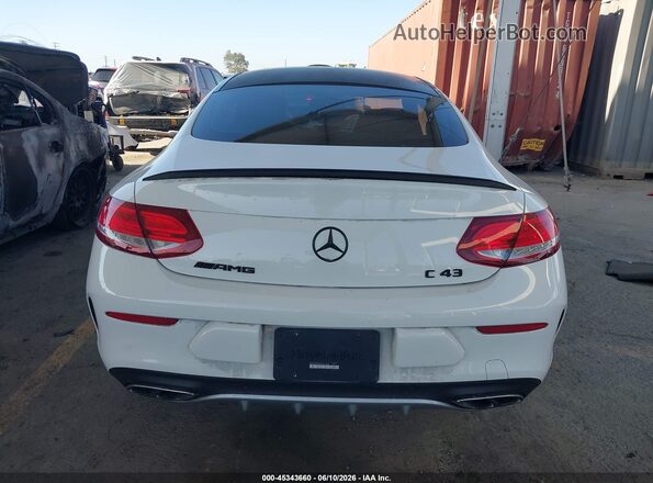 WDDWJ6EB0HF461458 2017 MERCEDES-BENZ AMG C 43 Белый 