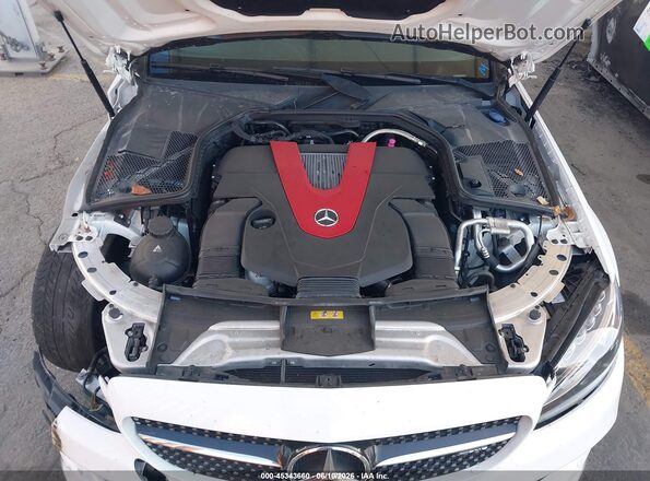 WDDWJ6EB0HF461458 2017 MERCEDES-BENZ AMG C 43 Белый Вид сзади