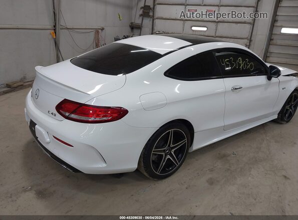 WDDWJ6EB1HF452672 2017 MERCEDES-BENZ AMG C 43 Белый Задняя правая четверть