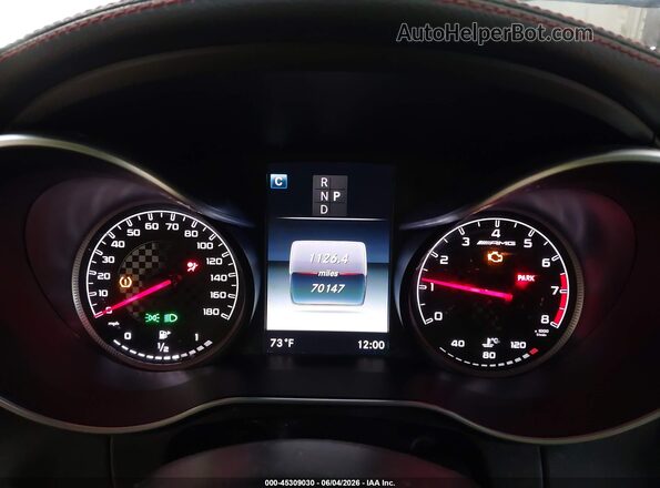 WDDWJ6EB1HF452672 2017 MERCEDES-BENZ AMG C 43 Белый Вид задних сидений