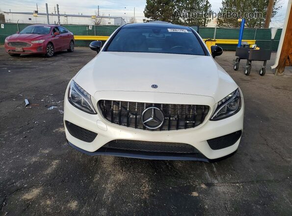 WDDWJ6EB6JF685307 2018 MERCEDES-BENZ C White Вид спереду