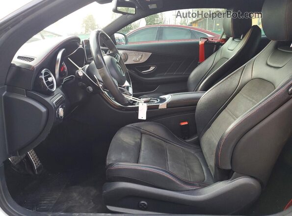 WDDWJ6EB6JF685307 2018 MERCEDES-BENZ C White Вид салону спереду