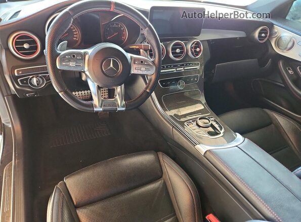 WDDWJ6EB6KF818293 2019 MERCEDES-BENZ C Black Vista del salpicadero