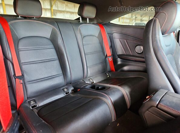 WDDWJ6EB6KF818293 2019 MERCEDES-BENZ C Black Vista de los asientos traseros