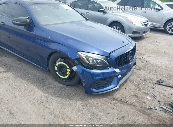 WDDWJ6EB8HF464351 2017 MERCEDES-BENZ AMG C 43 Blue Vista frontal