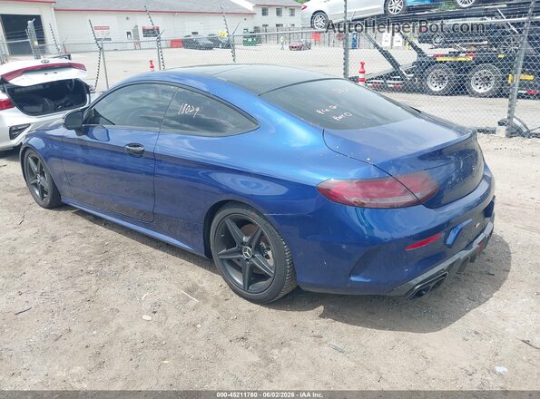 WDDWJ6EB8HF464351 2017 MERCEDES-BENZ AMG C 43 Blue Trasero izquierdo
