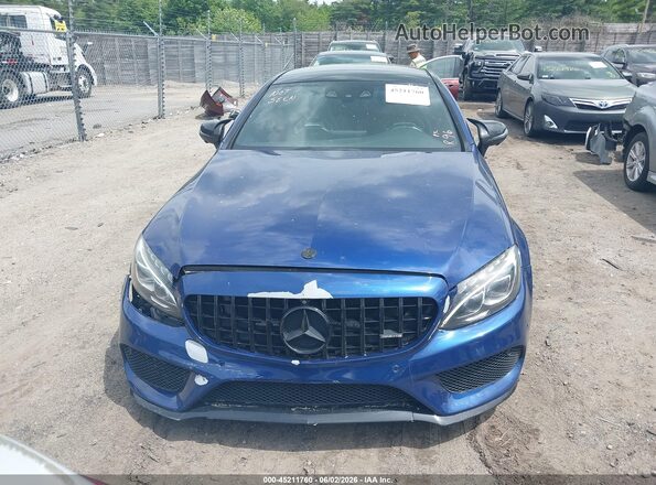 WDDWJ6EB8HF464351 2017 MERCEDES-BENZ AMG C 43 Blue Vista del cuadro de instrumentos