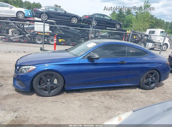 WDDWJ6EB8HF464351 2017 MERCEDES-BENZ AMG C 43 Blue Vista interior de 360 grados