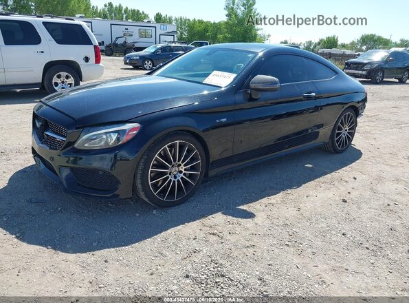 WDDWJ6EB8HF496314 2017 MERCEDES-BENZ AMG C 43 Black Առջևի ձախ երեք քառորդ տեսարան