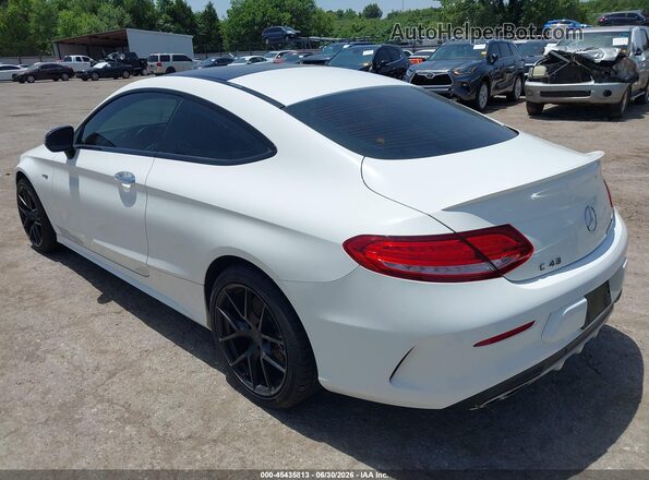 WDDWJ6EB8JF640885 2018 MERCEDES-BENZ AMG C 43 White Задня ліва чверть